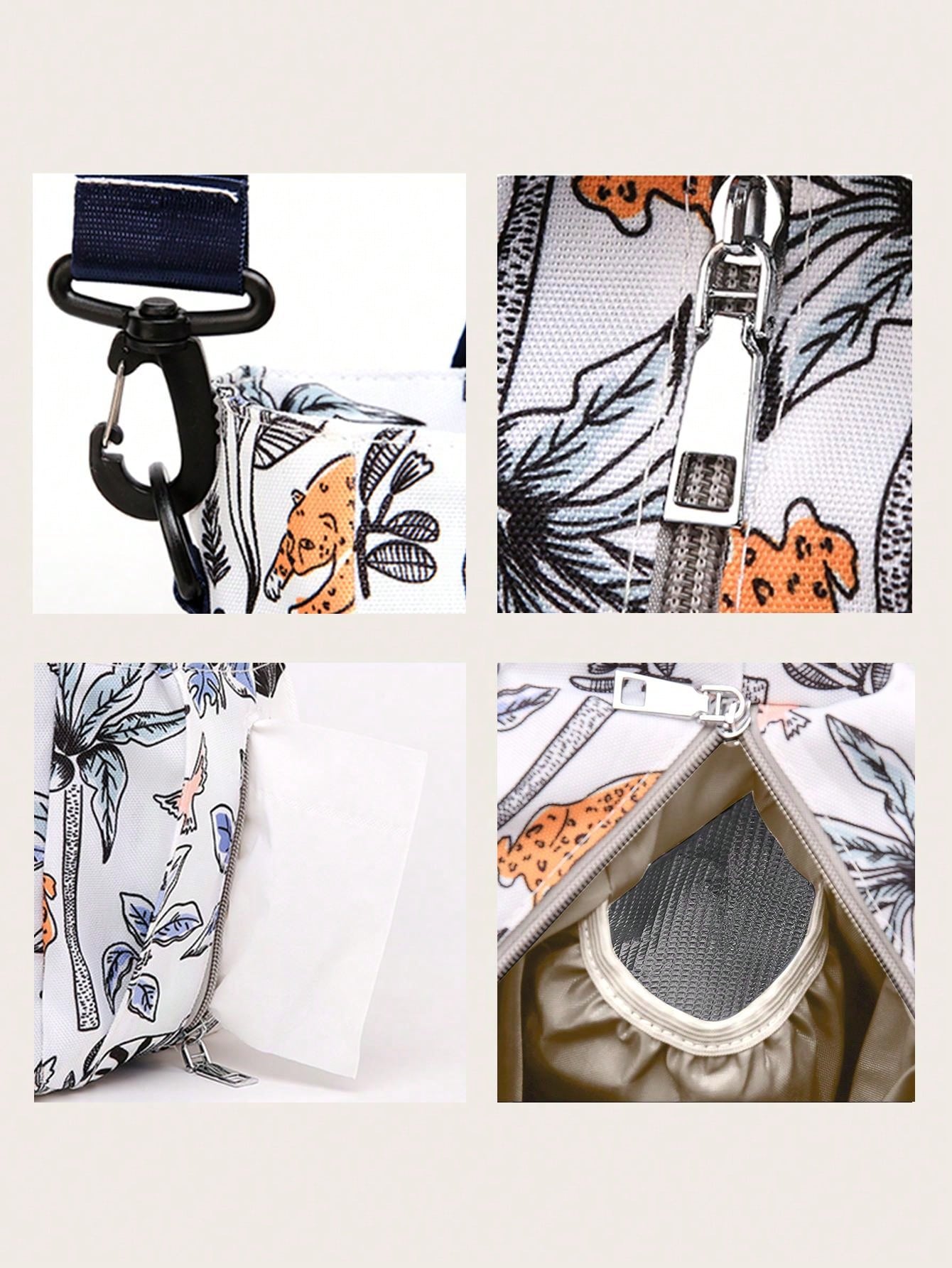 Buy SHEIN Floral Pattern Diaper Bag in Pakistan