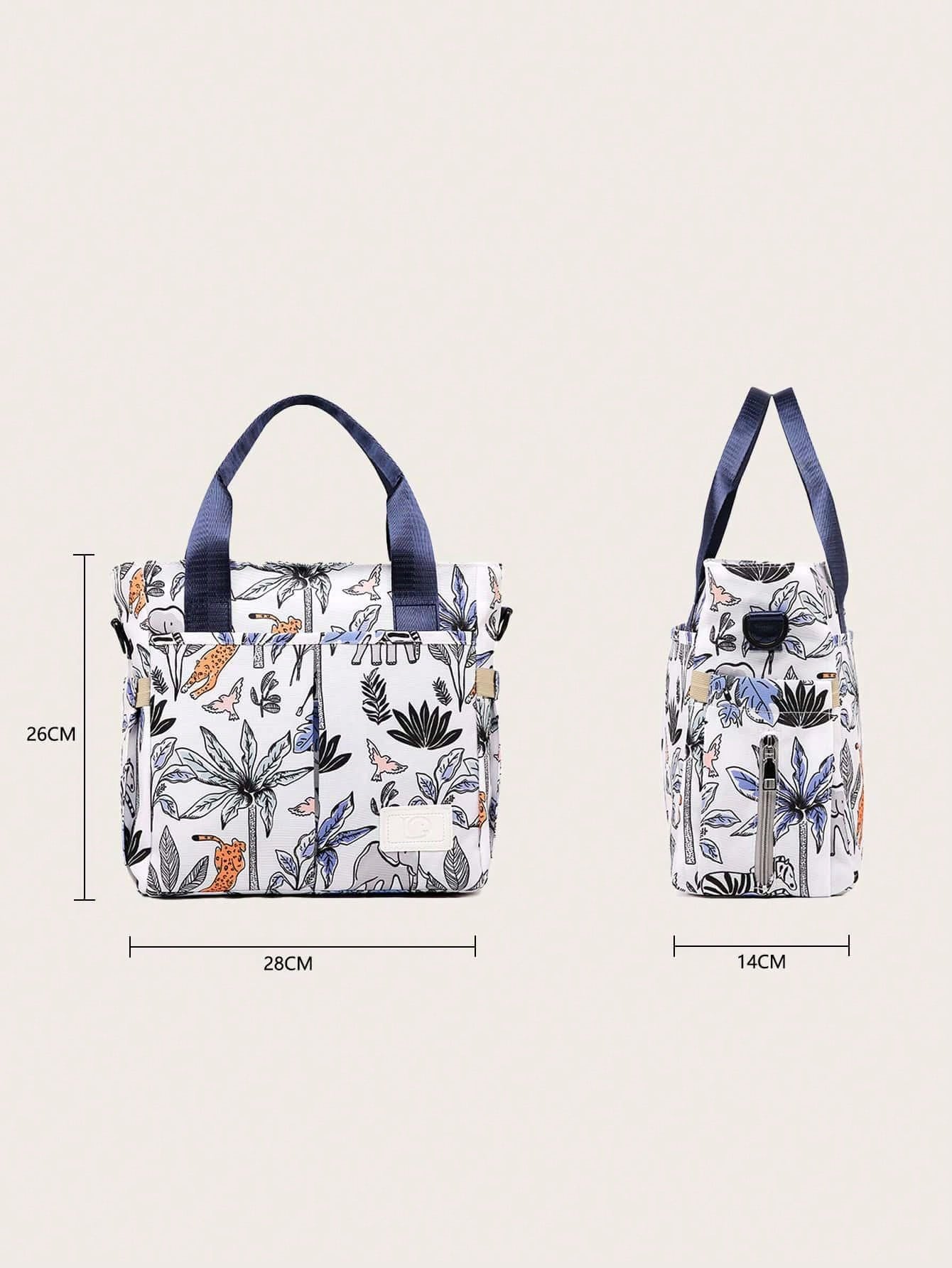 Buy SHEIN Floral Pattern Diaper Bag in Pakistan