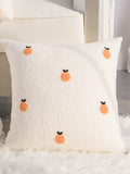 Buy SHEIN Fuzzy Fruit Embroidered Cushion Cover Without Filler, Plush Throw Pillow Cover, Pillow Insert Not Include, For Sofa, Living Room in Pakistan