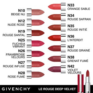 Buy Givenchy Le Rouge Deep Velvet Lipstick - 33 Orange Sable in Pakistan