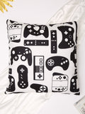 Buy SHEIN Gamepad Print Cushion Cover Without Filler, Modern Throw Pillow Cover, Pillow Insert Not Include, For Sofa, Living Room in Pakistan