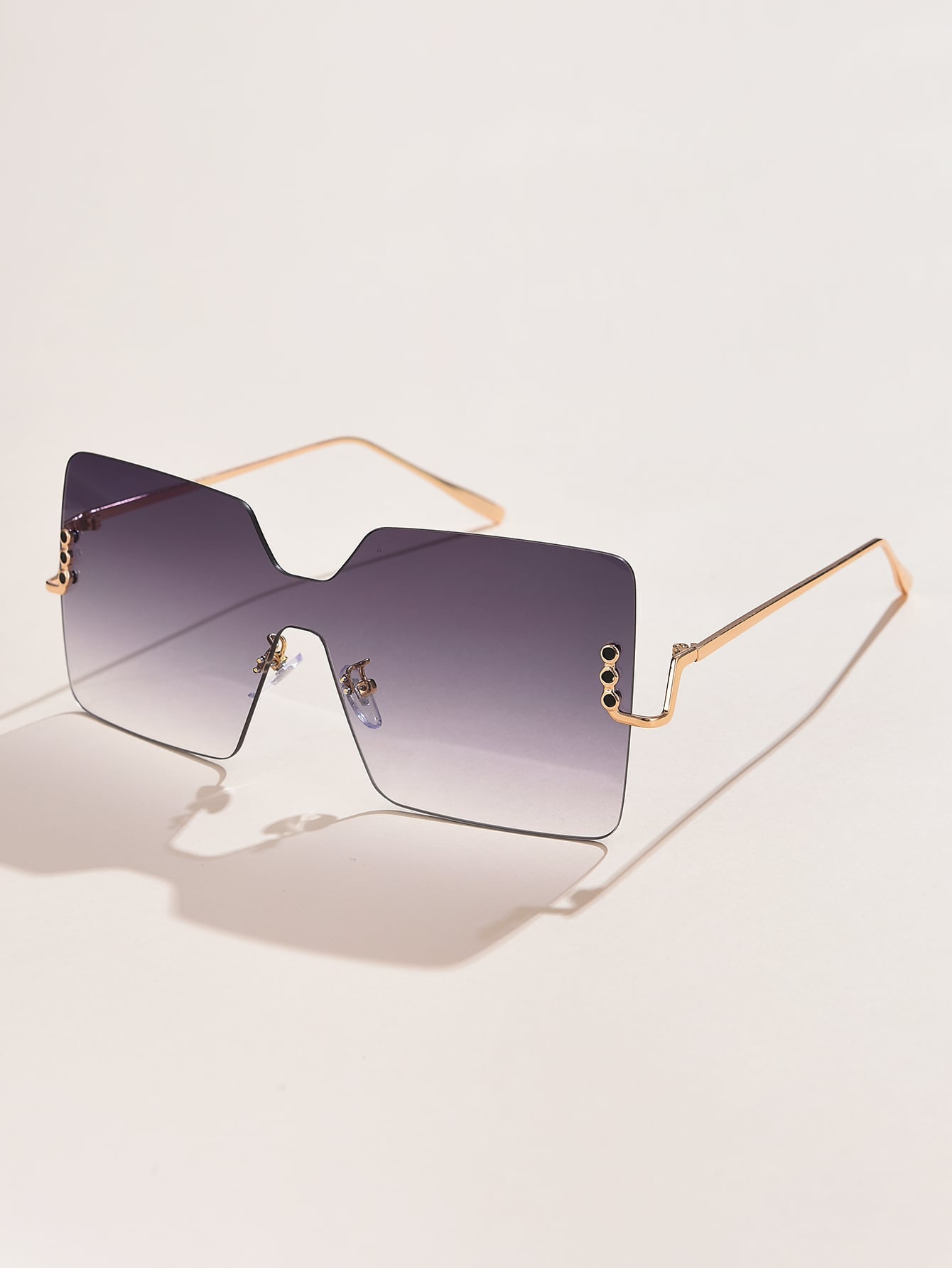 Buy SHEIN Geometric Rimless Fashion Glasses in Pakistan