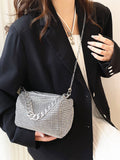 Buy SHEIN Mini Rhinestone Decor Chain Square Bag, Perfect Bride Purse For Wedding, Prom & Party Events in Pakistan