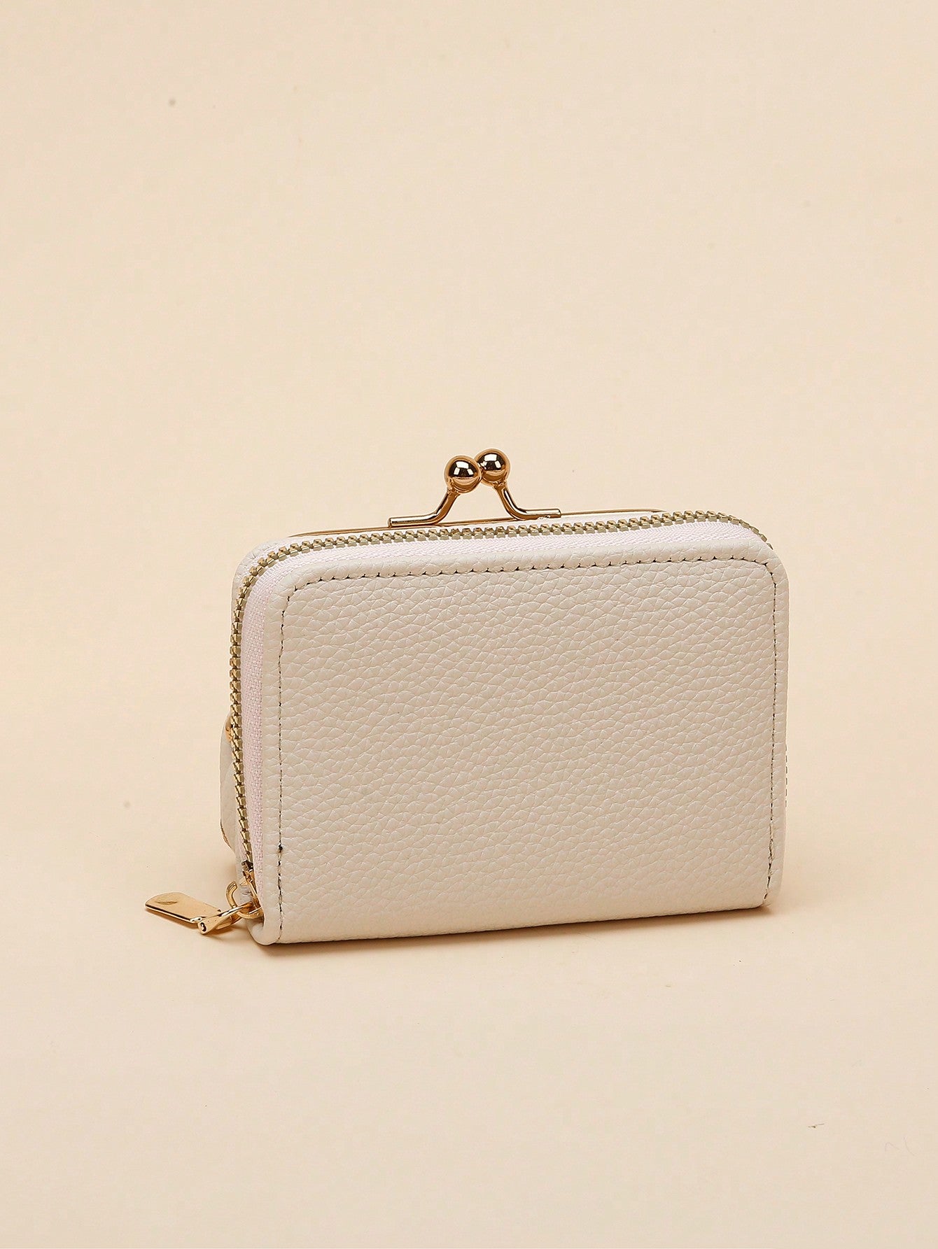 Buy SHEIN Graphic Flower Embroidered Short Wallet, Kiss-Lock & Zipper Clutch Purse, Faux Leather Coin Purse in Pakistan