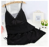 Buy 2 Piece Inner Top and Short Silk Cami Set in Pakistan