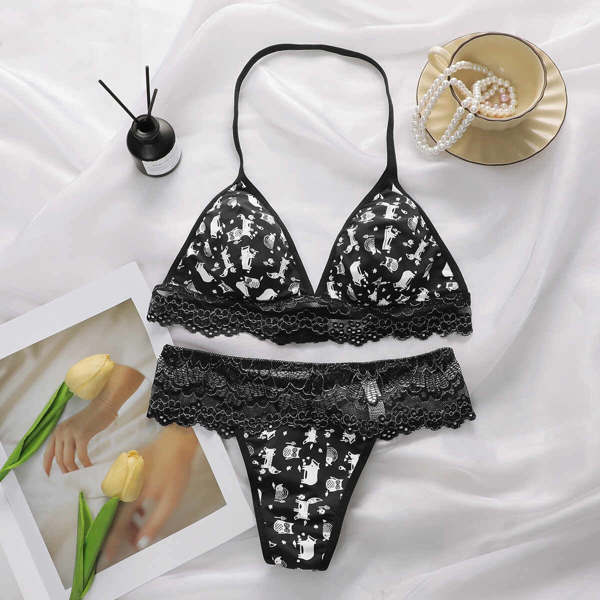 Buy Bra Set - Cozy Cat in Pakistan