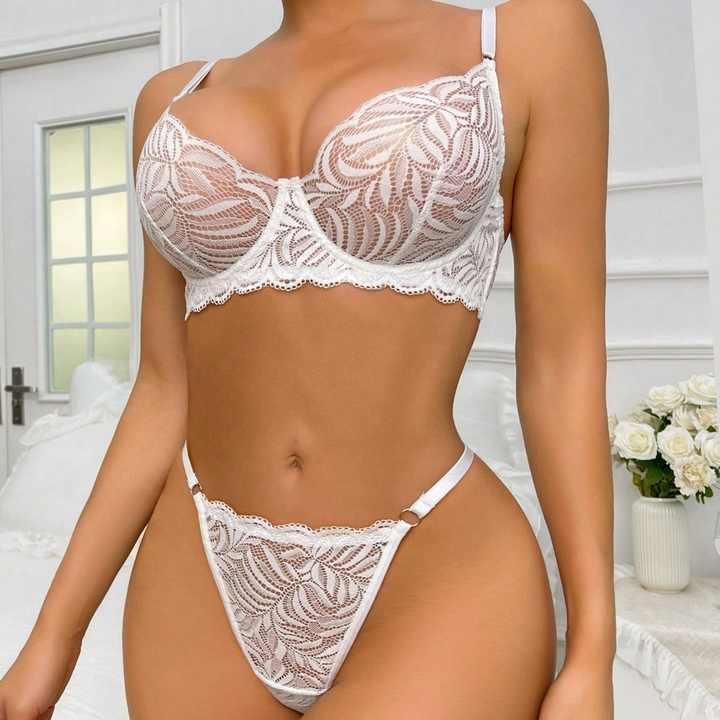Buy Haval Embroidered Non Padded Bra and Panty Set in Pakistan