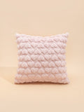 Buy SHEIN Heart Pattern Cushion Cover Without Filler, Pink Soft Throw Pillow Case For Sofa in Pakistan