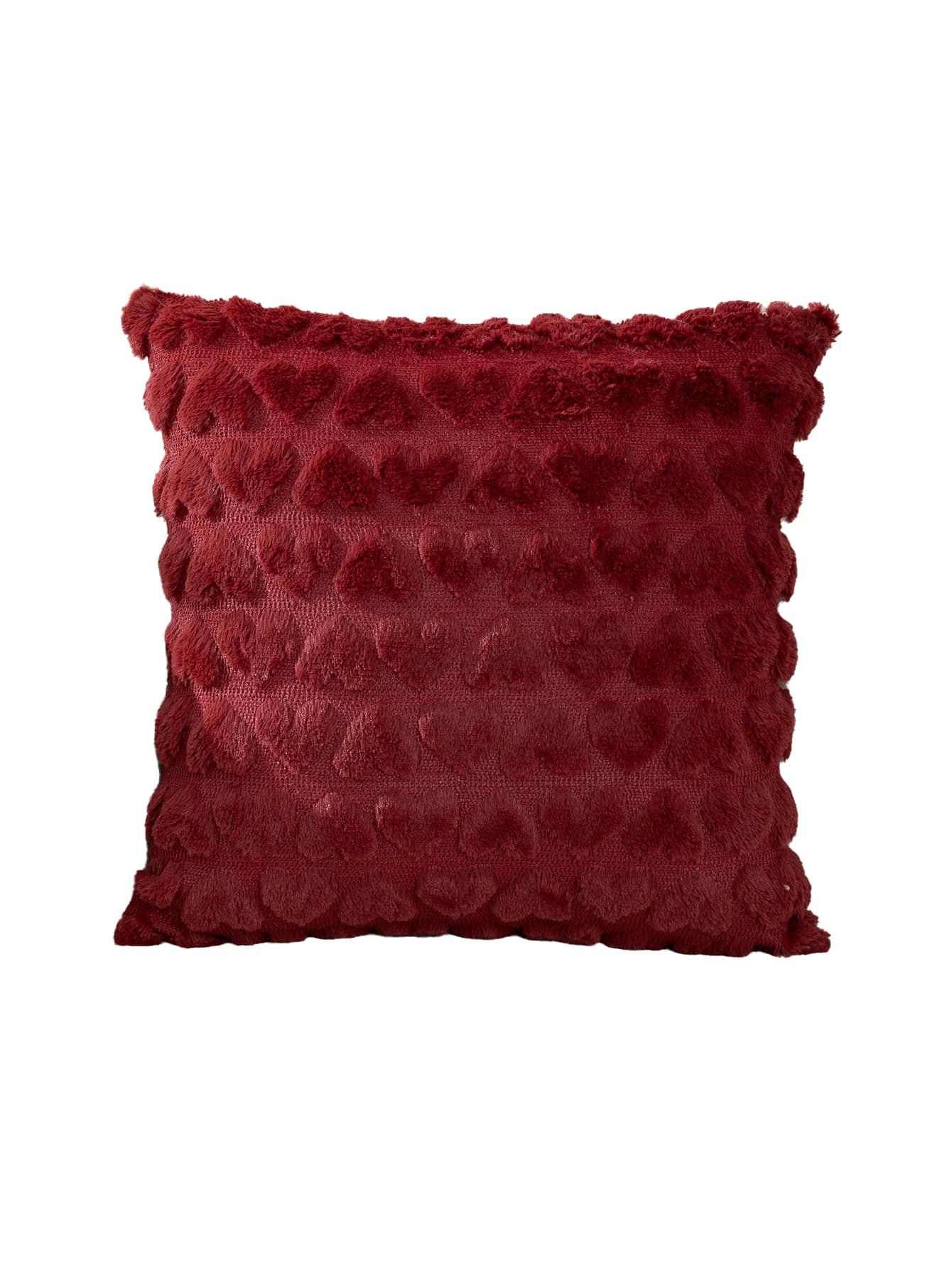 Buy SHEIN Heart Tufted Fuzzy Cushion Cover Without Filler in Pakistan