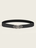 Buy SHEIN Hollow Scroll Metal Buckle Belt in Pakistan