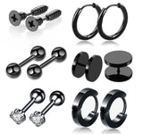 Buy Orb & Gravel 6 Pc Black Piercing Set in Pakistan