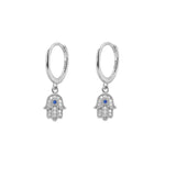 Buy Orb & Gravel S925 Hands Evil Eye Hoop in Pakistan