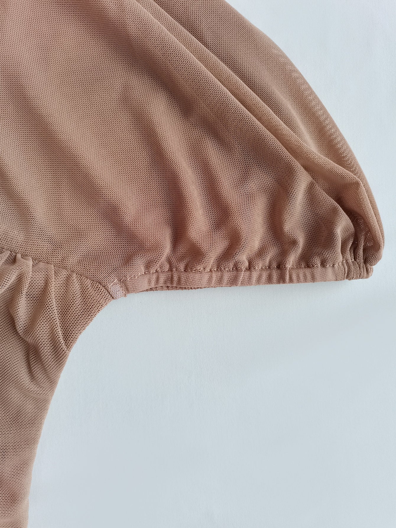 Buy SHEIN Joyfunear Lantern Sleeve Ruched Side Bodycon Dress in Pakistan