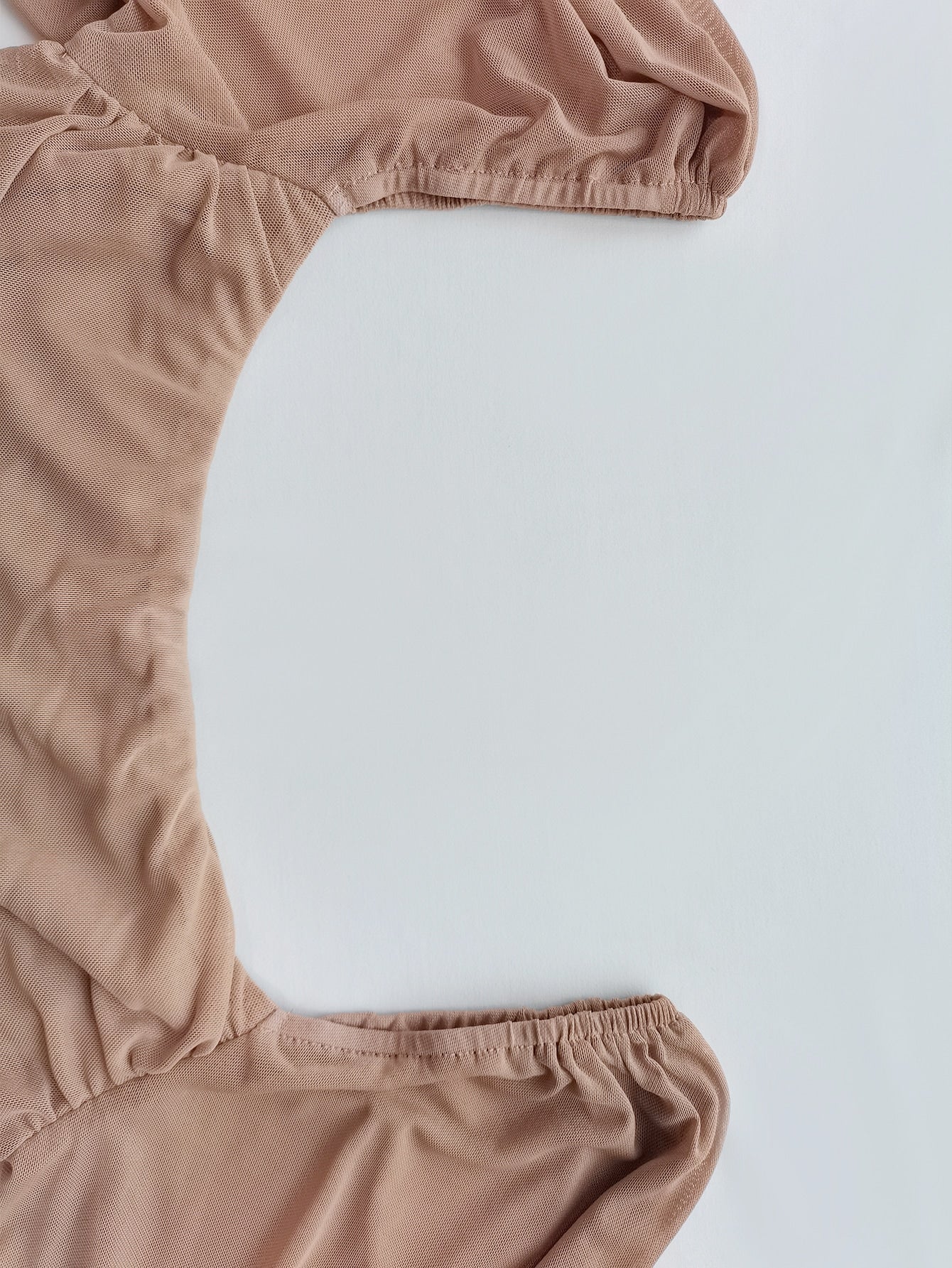 Buy SHEIN Joyfunear Lantern Sleeve Ruched Side Bodycon Dress in Pakistan