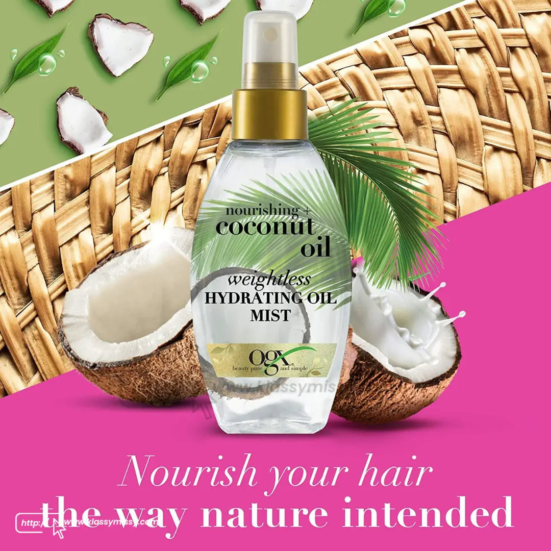 Buy OGX Nourishing + Coconut Oil Weightless Hydrating Oil Mist - 118ml in Pakistan