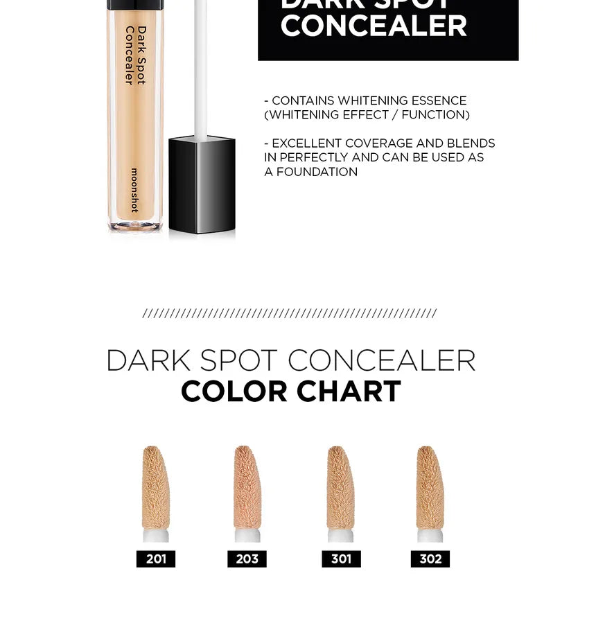 Buy Moonshot Dark Spot Face Concealer 201 Ivory in Pakistan