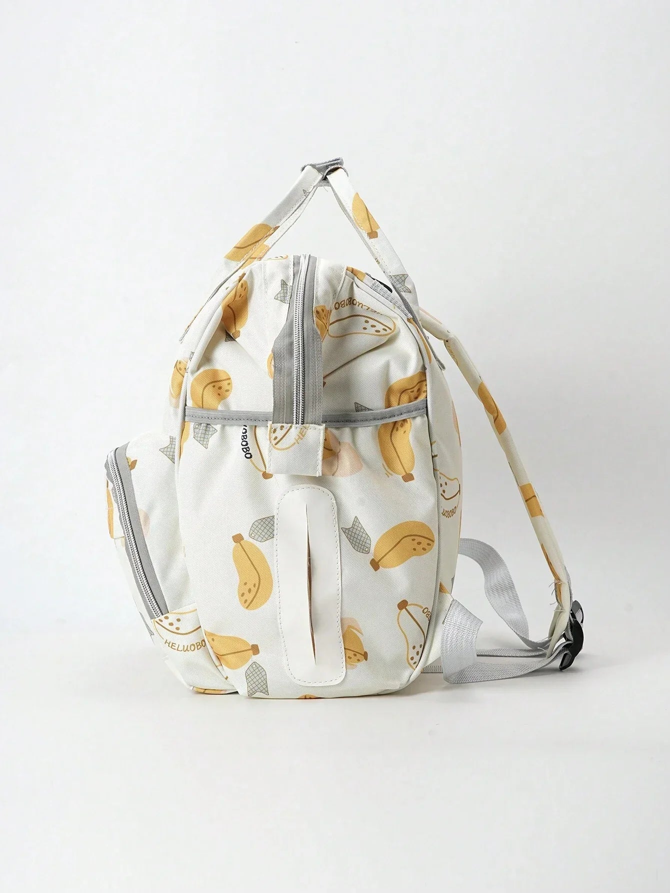 Buy SHEIN Large Capacity Diaper Bag Hanging On Stroller, Fashionable Outdoor Maternal And Baby Backpack With Aluminum Foil Insulated Baby Bottle Holder For Women in Pakistan