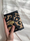 Buy SHEIN Leopard Print Short Tri-fold Wallet in Pakistan
