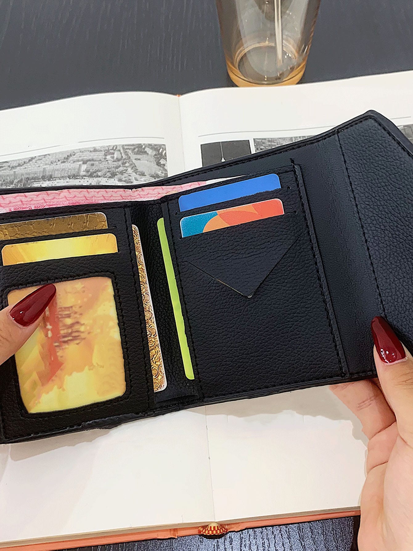 Buy SHEIN Leopard Print Short Tri-fold Wallet in Pakistan