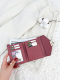 Buy SHEIN Metal Heart Small Wallet Coin Pocket Small Purse Bifold Women Wallet Mini Lightweight Minimalist Fashion Modern in Pakistan