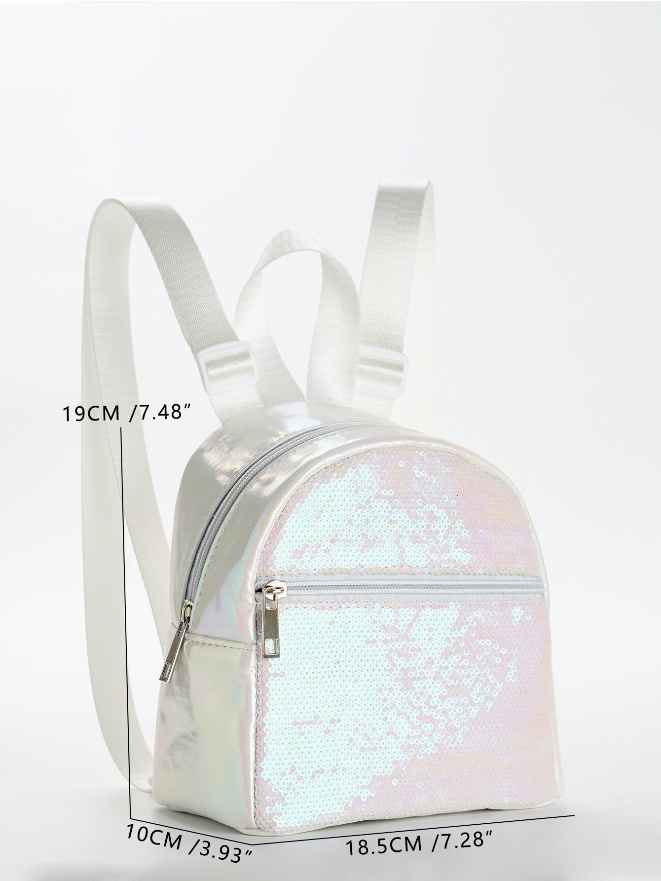Buy SHEIN Mini Holographic Classic Portable Lightweight School Bag in Pakistan