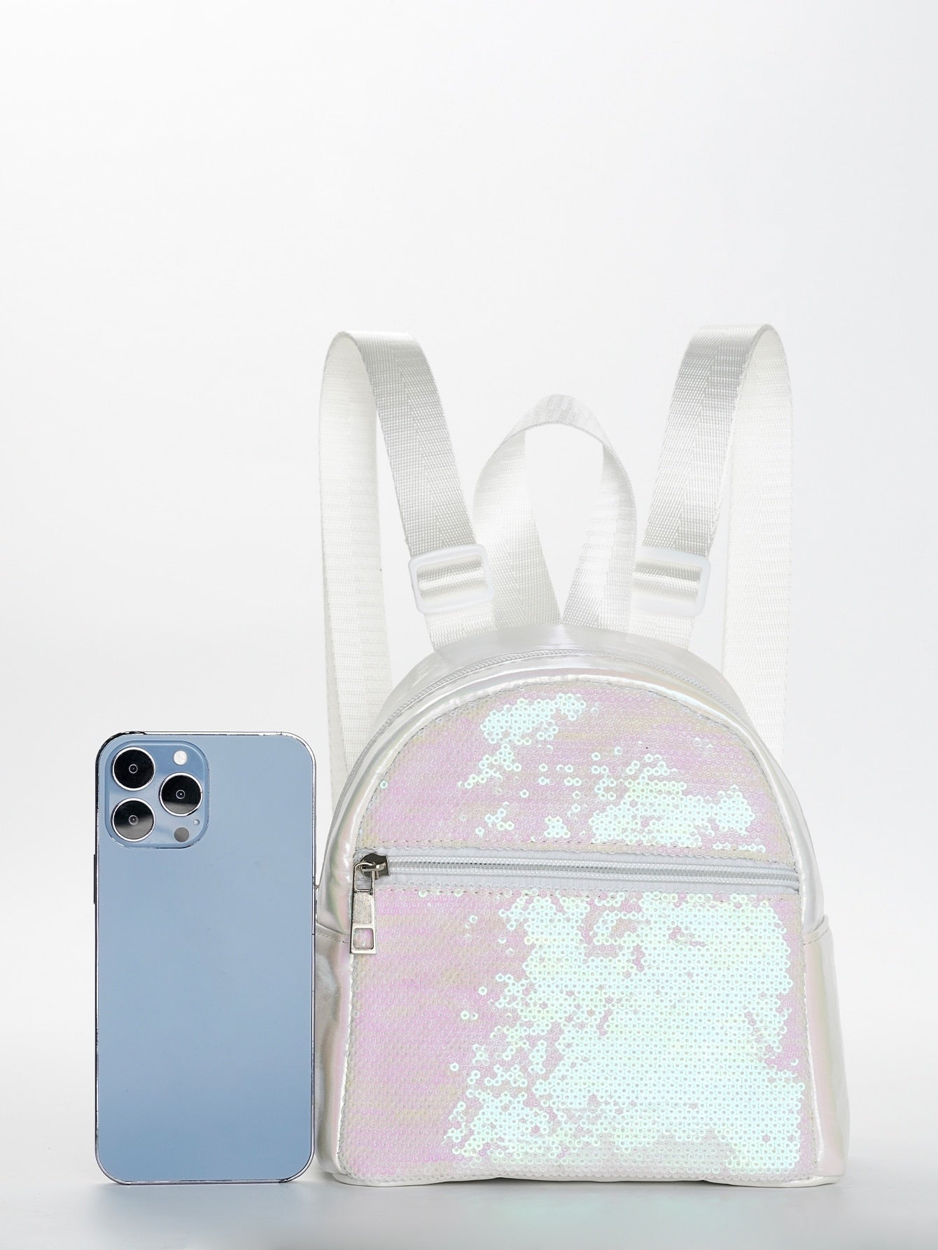 Buy SHEIN Mini Holographic Classic Portable Lightweight School Bag in Pakistan
