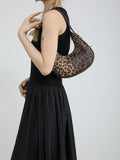 Buy SHEIN New Fashion Leopard Print Crescent Shoulder Bag, Street Style, Trendy, Stylish, Versatile Crossbody Bag For Women,Trendy Leopard Print Bag in Pakistan