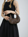 Buy SHEIN New Fashion Leopard Print Crescent Shoulder Bag, Street Style, Trendy, Stylish, Versatile Crossbody Bag For Women,Trendy Leopard Print Bag in Pakistan