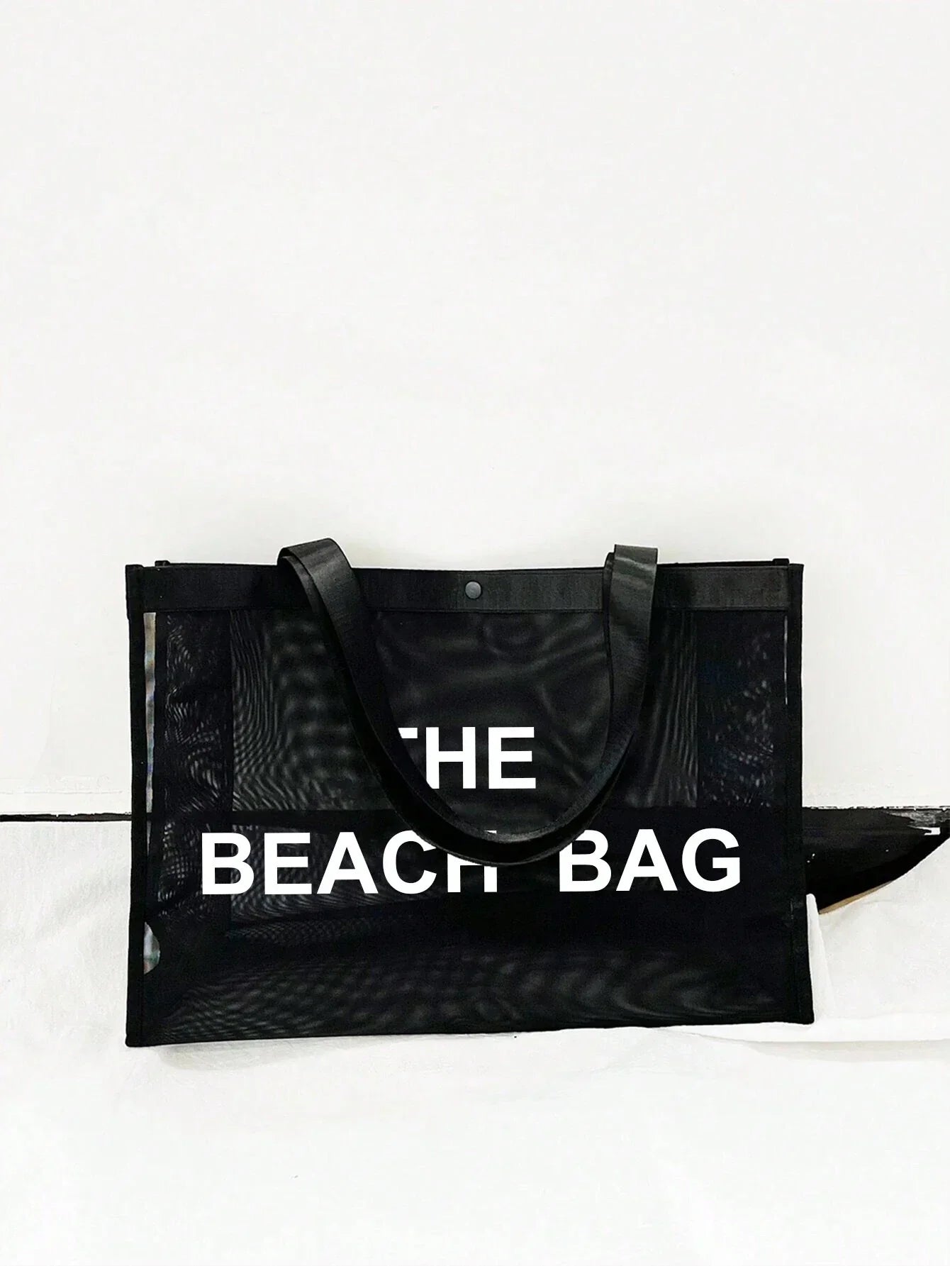 Buy SHEIN Nylon Material Alphabet Printed Beach Mesh Tote Bag With Beach Bag in Pakistan