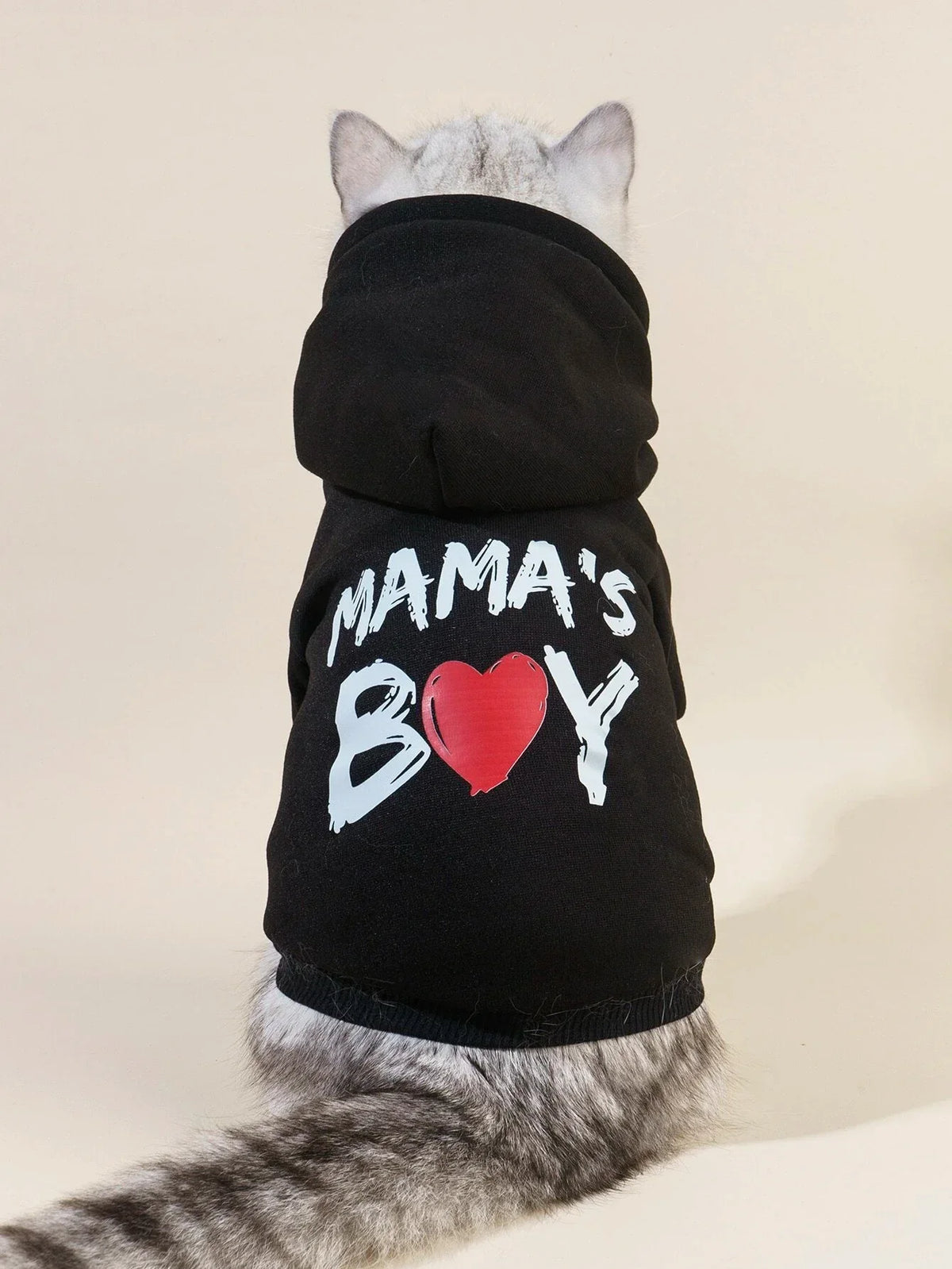 Buy SHEIN PETSIN 1pc Letter Graphic Pet Hoodie in Pakistan