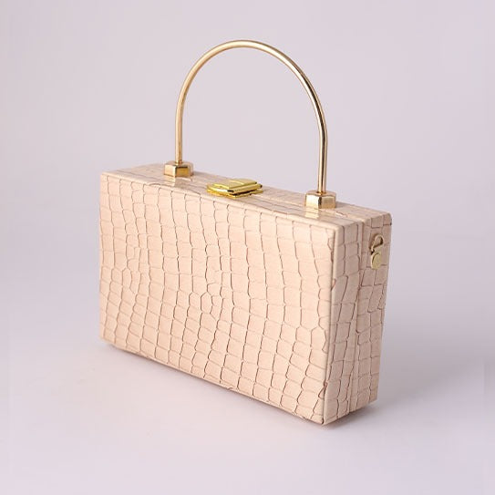 Buy Cosmart Pebble Bag - Off-White in Pakistan