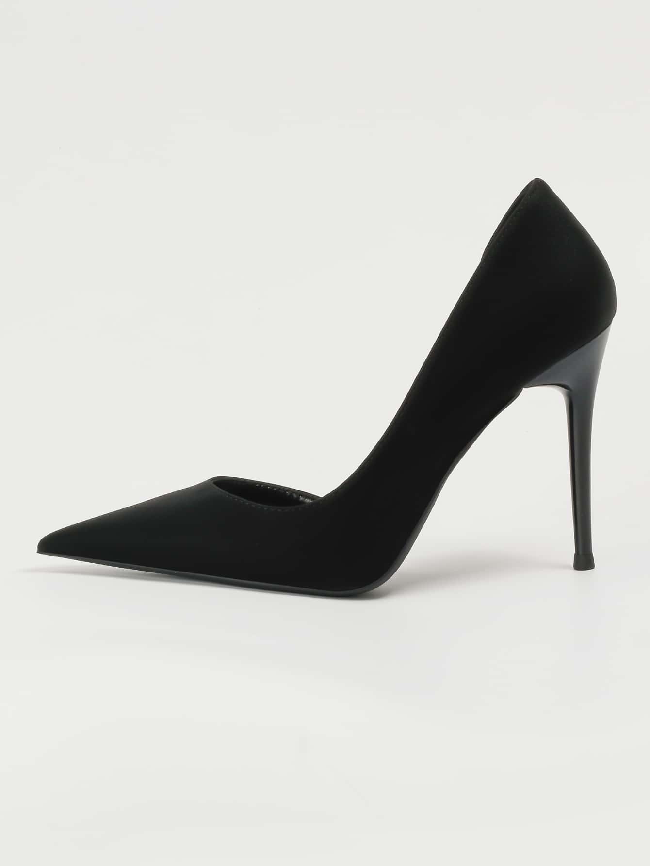 Buy SHEIN Point Toe Stiletto Heeled Court Pumps in Pakistan