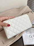 Buy SHEIN Quilted Pattern Long Wallet Slim Portable in Pakistan