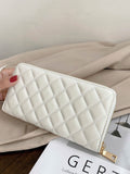 Buy SHEIN Quilted Pattern Long Wallet Slim Portable in Pakistan