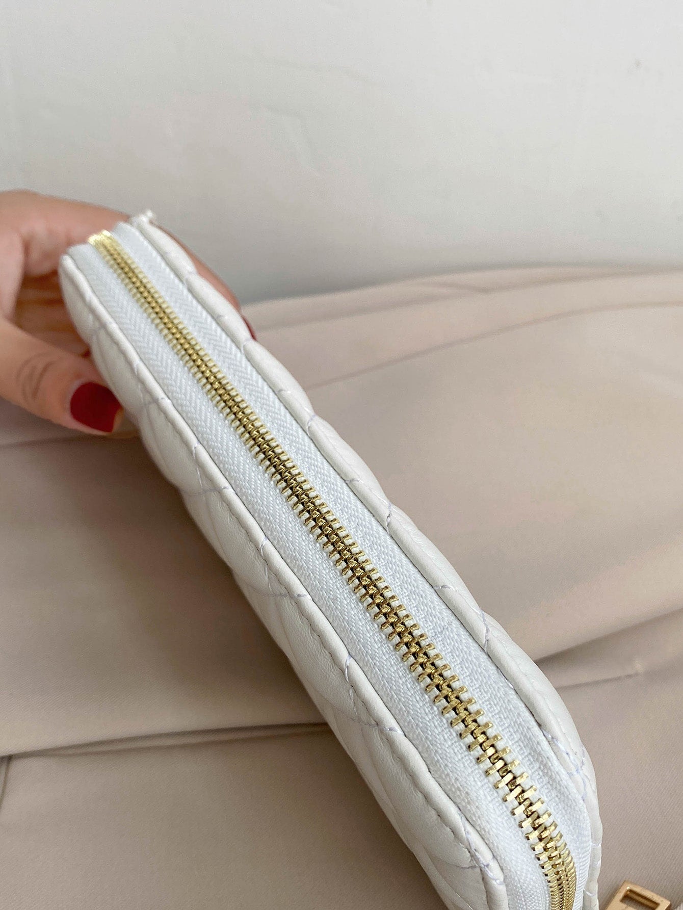 Buy SHEIN Quilted Pattern Long Wallet Slim Portable in Pakistan