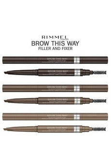 Buy Rimmel London Brow This Way Fill and Sculpt Eyebrow Definer - 004 Soft Black in Pakistan