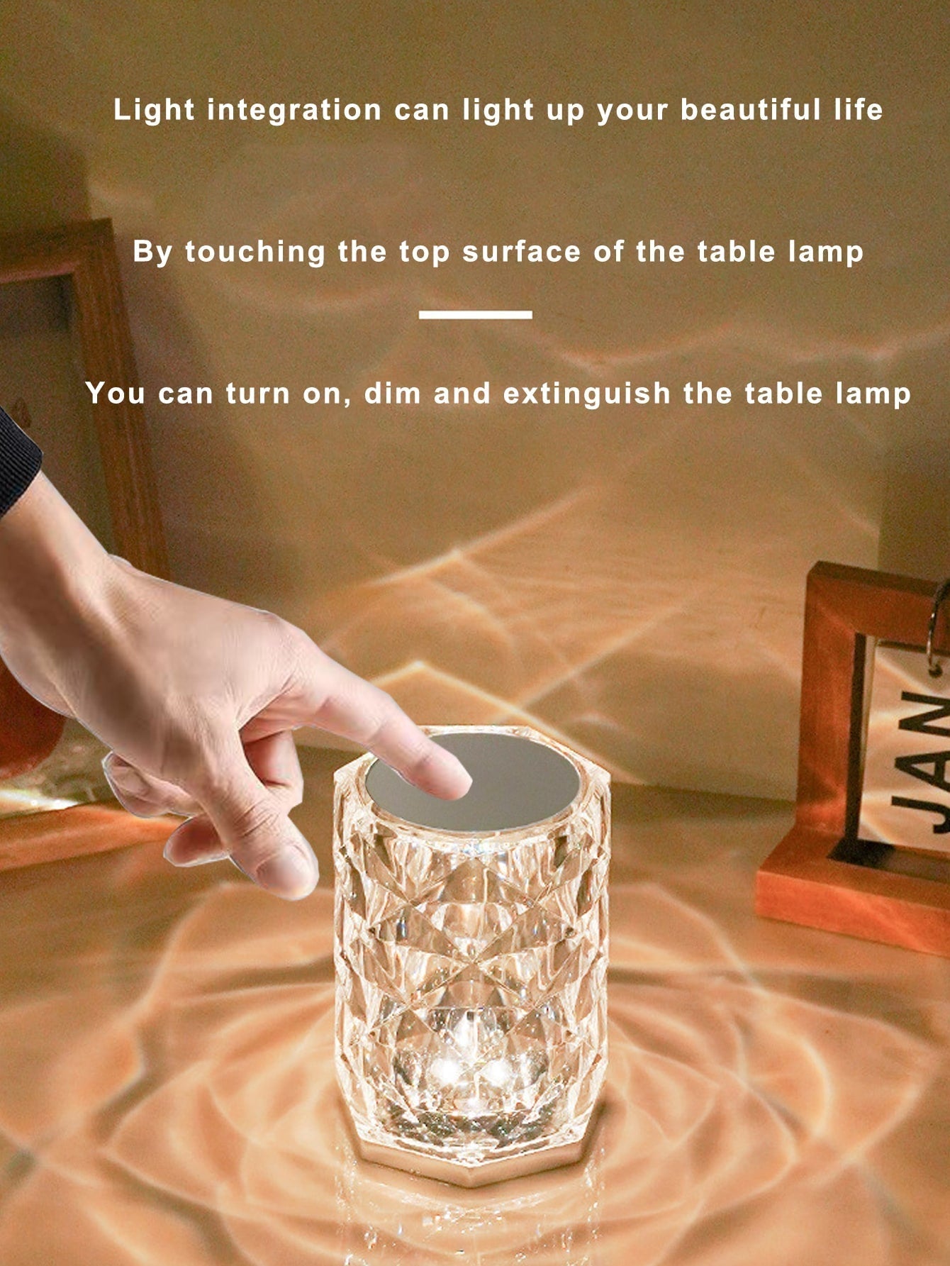 Buy SHEIN Rgb Dimmable Table Top Crystal Decorative Lamp in Pakistan