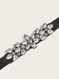 Buy SHEIN Rhinestone Decor Skinny Belt in Pakistan
