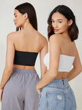 Buy SHEIN BASICS 2 Pack Crop Tube Top in Pakistan