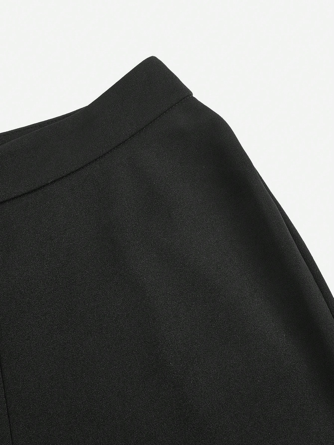 Buy SHEIN BIZwear Contrast Trim Split Hem Flare Leg Pants in Pakistan