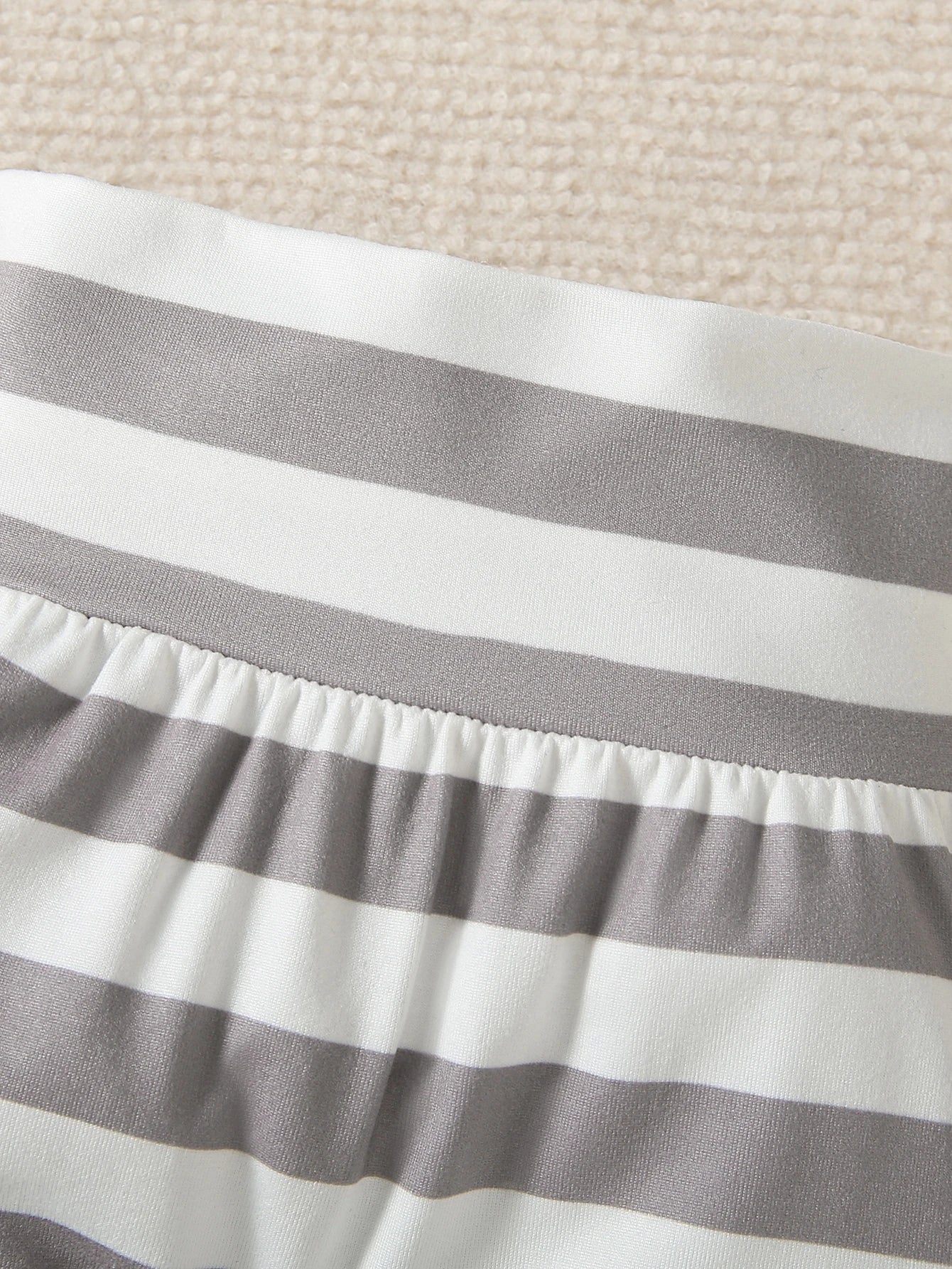 Buy SHEIN Baby Boy Cartoon Graphic Bodysuit & Striped Footed Pants in Pakistan