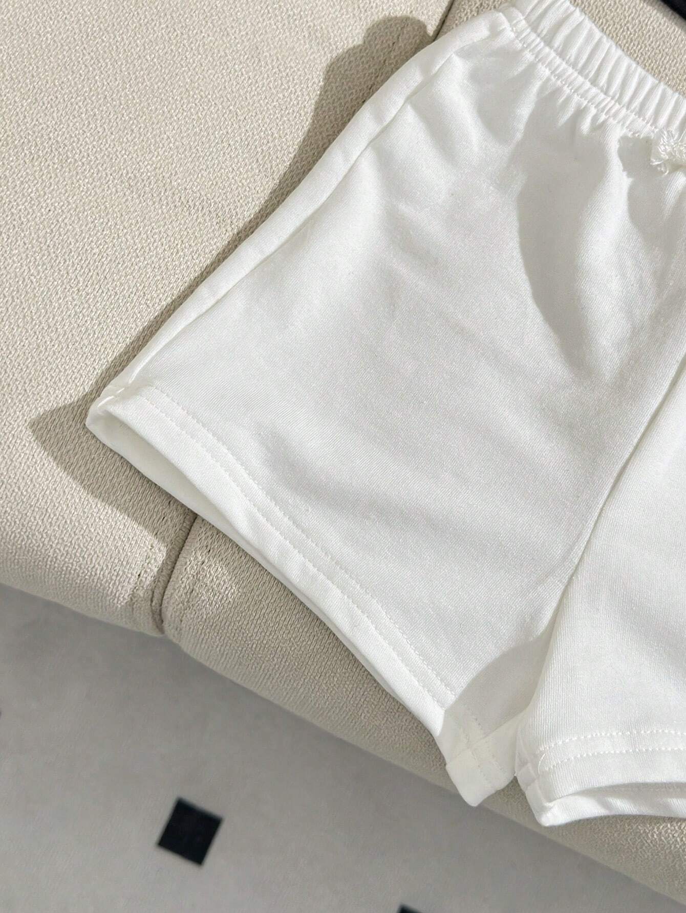 Buy SHEIN Baby Boy Decorative Woven Elastic Waist Sport Shorts 3pcs/Set in Pakistan