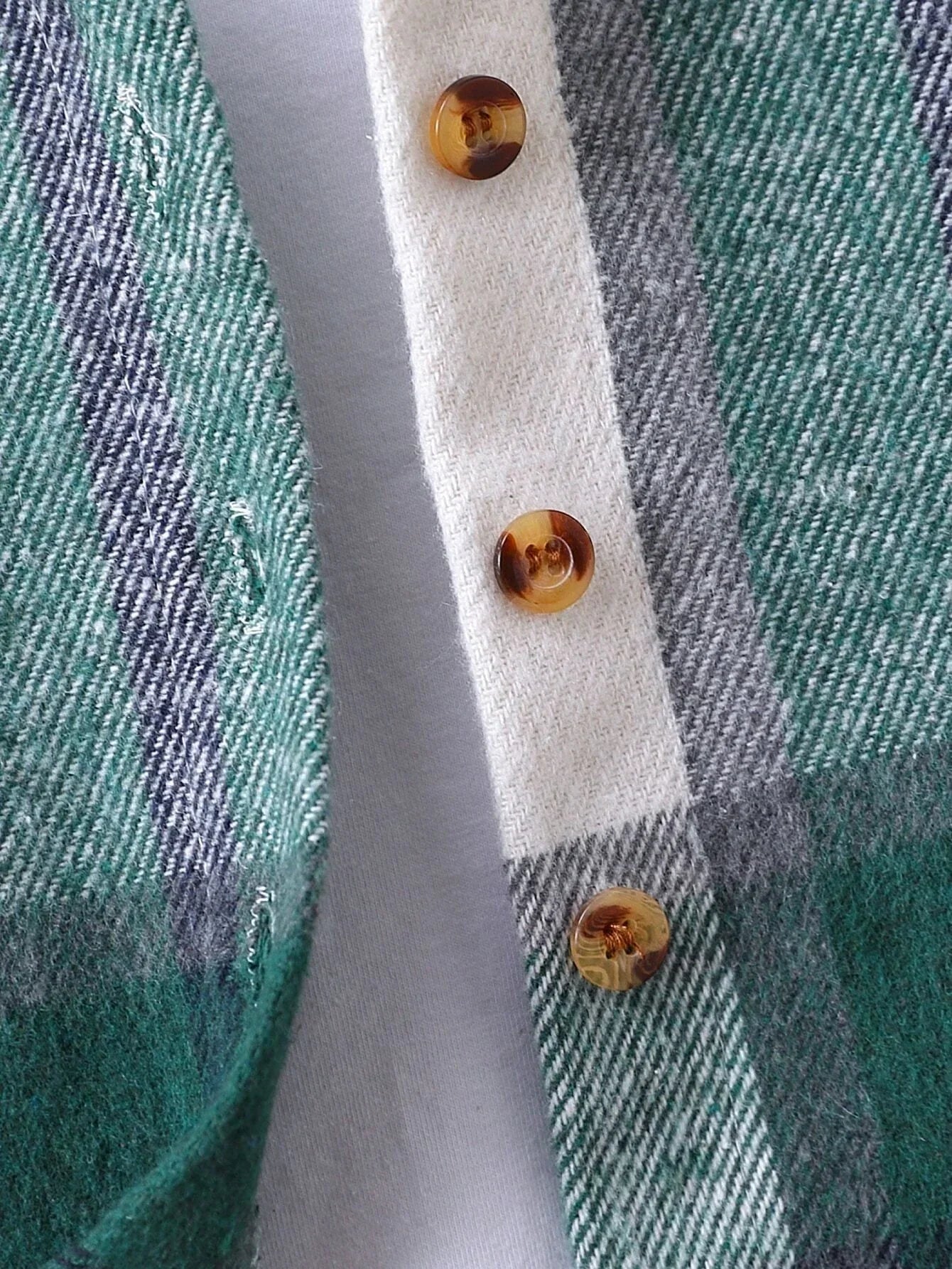 Buy SHEIN Baby Boy Plaid Print Hooded Shirt & Pants Without Tee, For Christmas in Pakistan