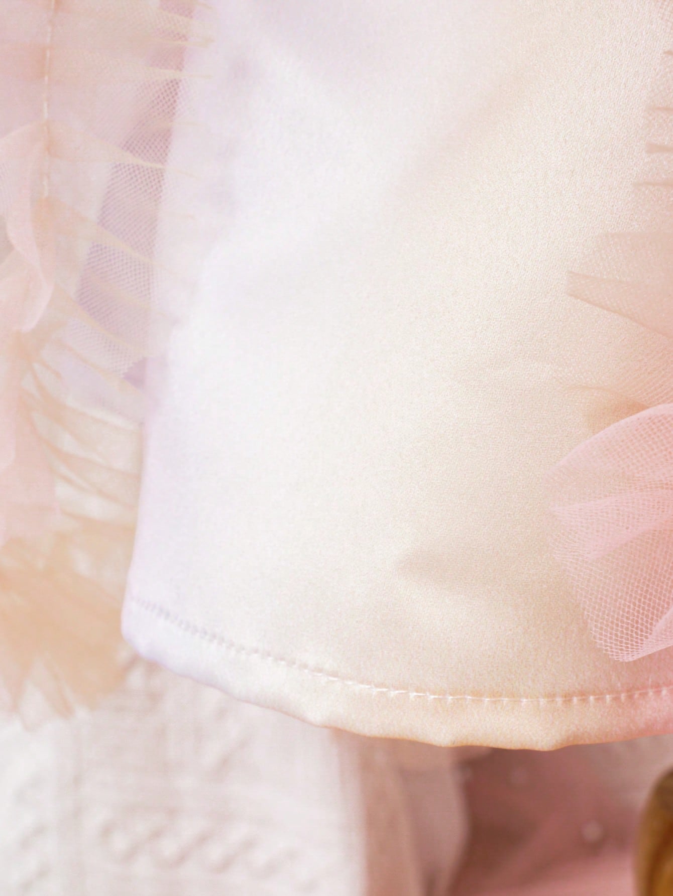 Buy SHEIN Baby Girl Ombre Ruffle Trim Mesh Overlay Cami Dress in Pakistan