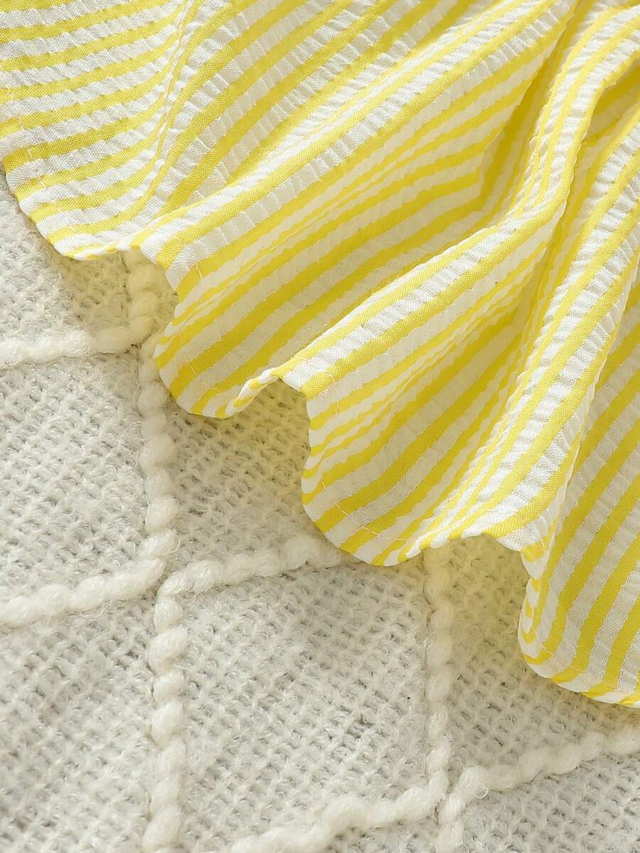 Buy SHEIN Baby Girls Infant Sweet Elegant Cute Big Bow Strap Dress in Pakistan