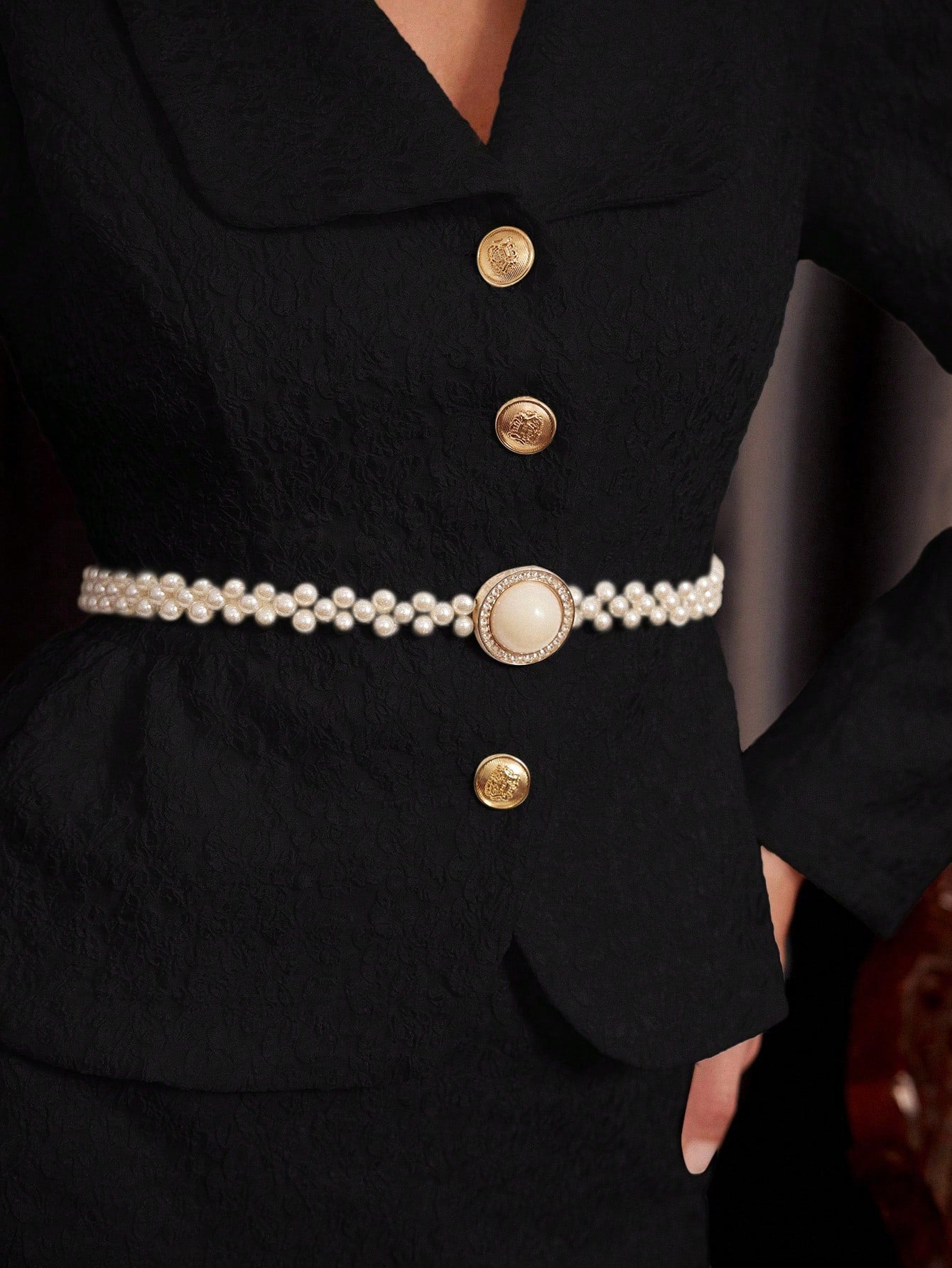 Buy SHEIN DECDS Ladies' Single-Breasted Suit Jacket And Skirt Set in Pakistan