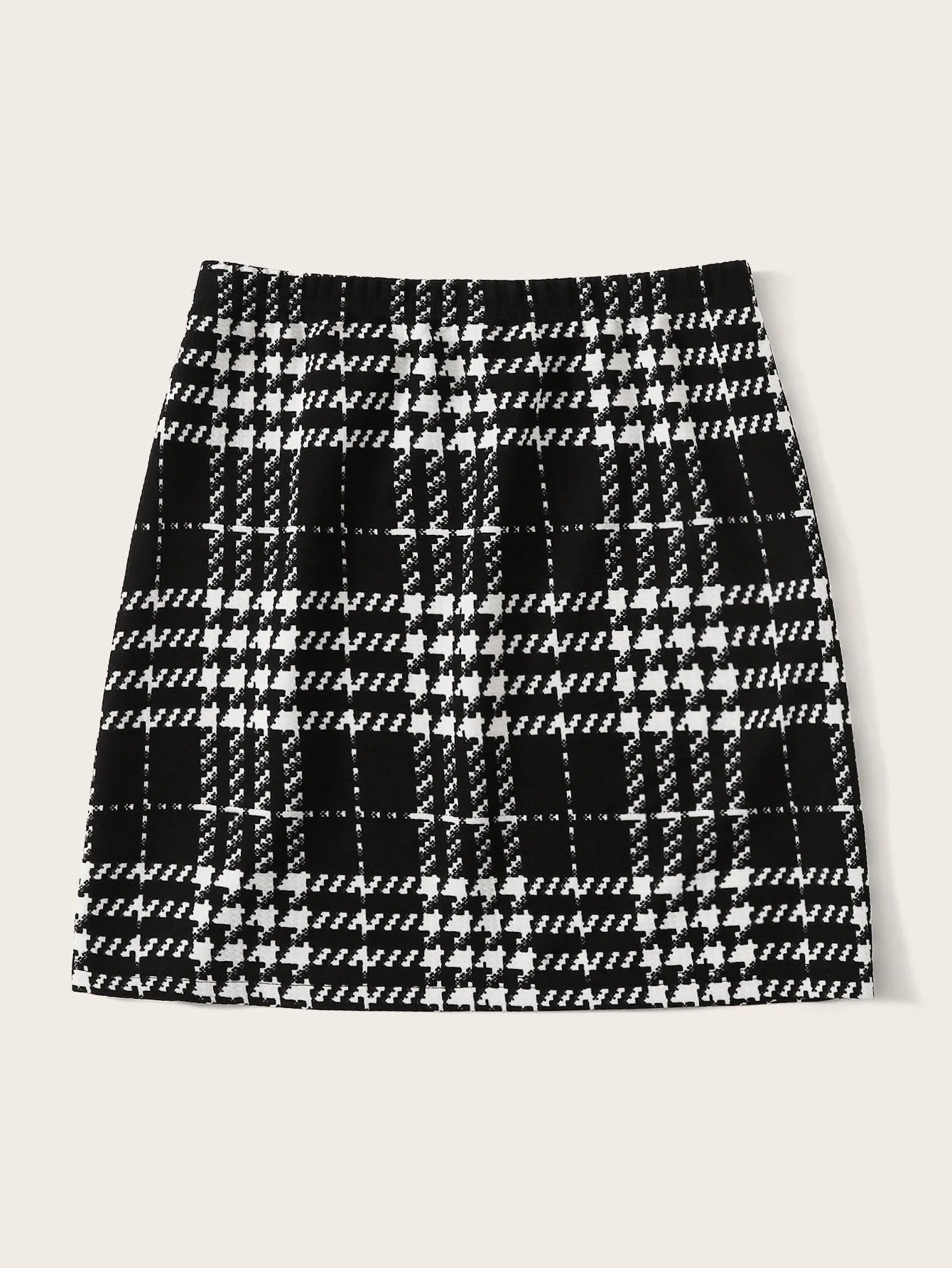 Buy SHEIN EZwear Plaid A-Line Mini Skirt in Pakistan