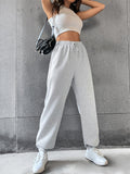 Buy SHEIN EZwear Solid Drawstring Waist Sweatpants in Pakistan