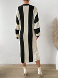 Buy SHEIN Essnce Two Tone Drop Shoulder Sweater Dress Without Belt in Pakistan