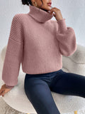 Buy SHEIN Frenchy Turtleneck Drop Shoulder Sweater in Pakistan